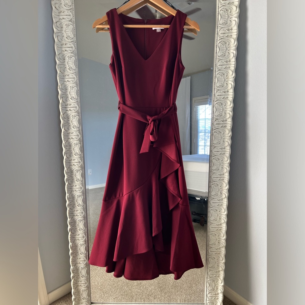 Calvin Klein Dress w/ Ruffle Hem